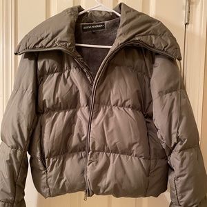 Steven Madden Women’s Plus size 2XL cropped puffer coat